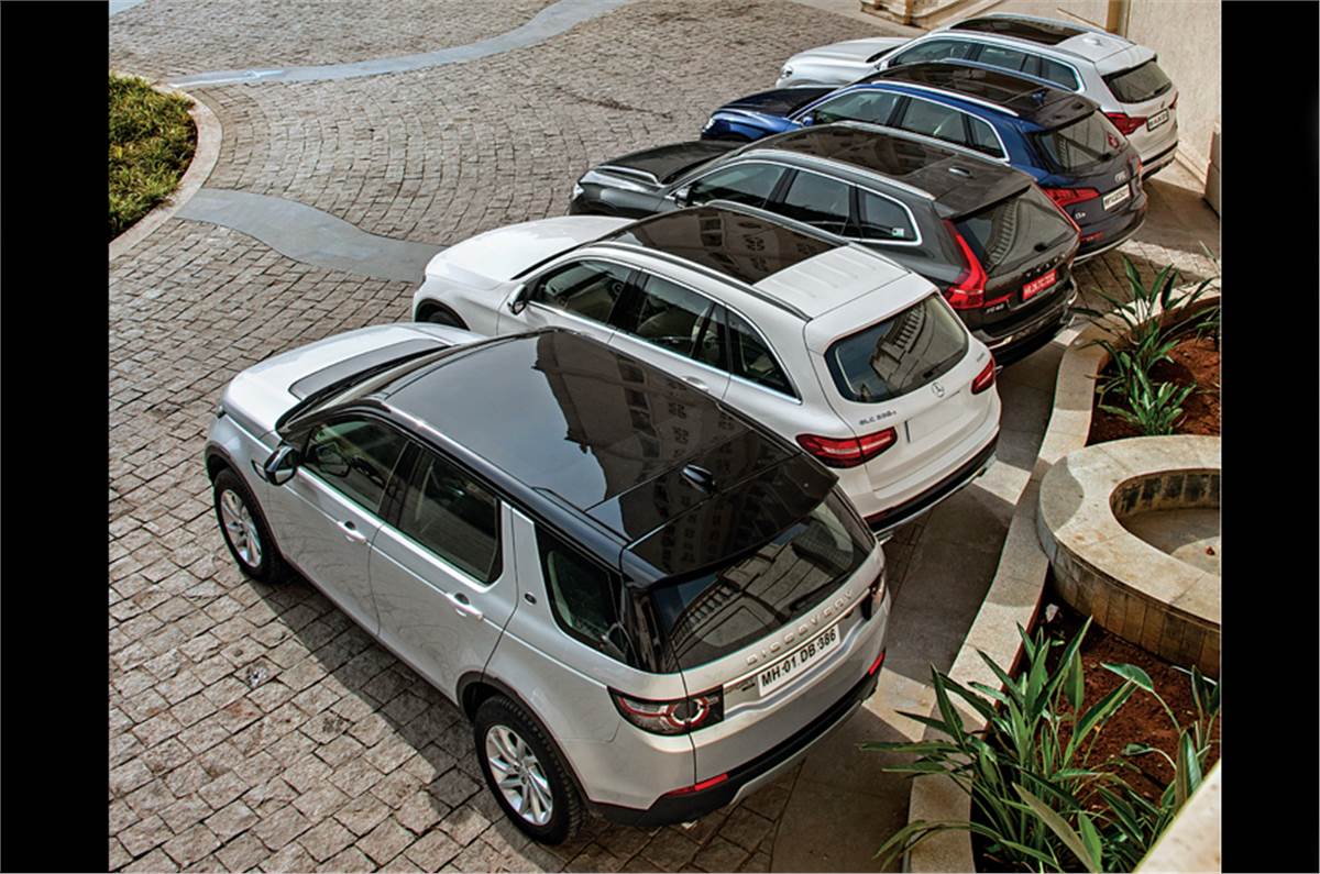 X3 Vs Q5 Vs Xc60 Vs Glc Vs Discovery Sport Which Is The Best Suv Autocar India