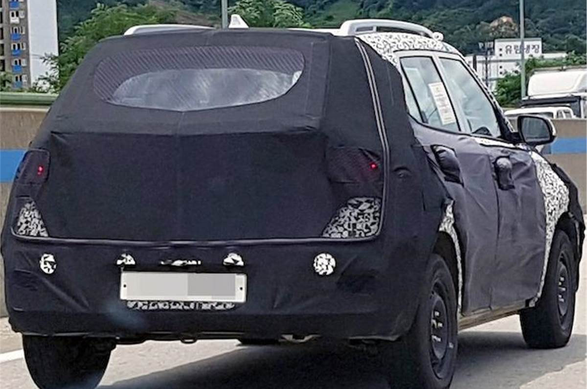 New Hyundai Compact Suv Spied Autocar India