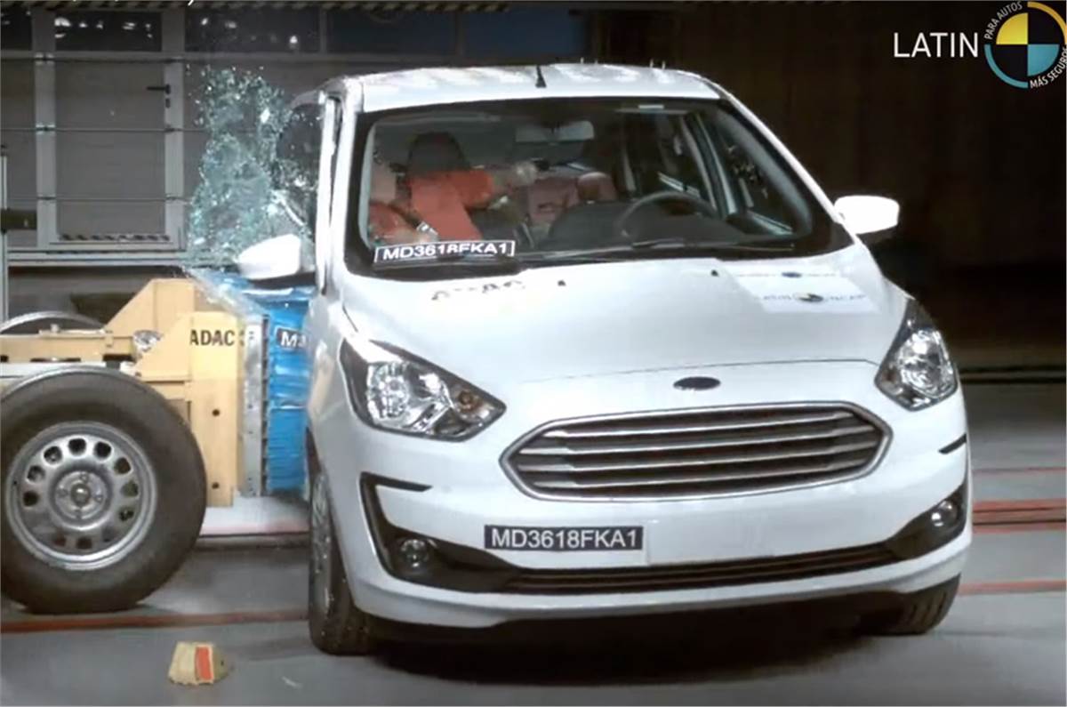Ford Figo Facelift Ka Gets Three Star Latin Ncap Rating Autocar India
