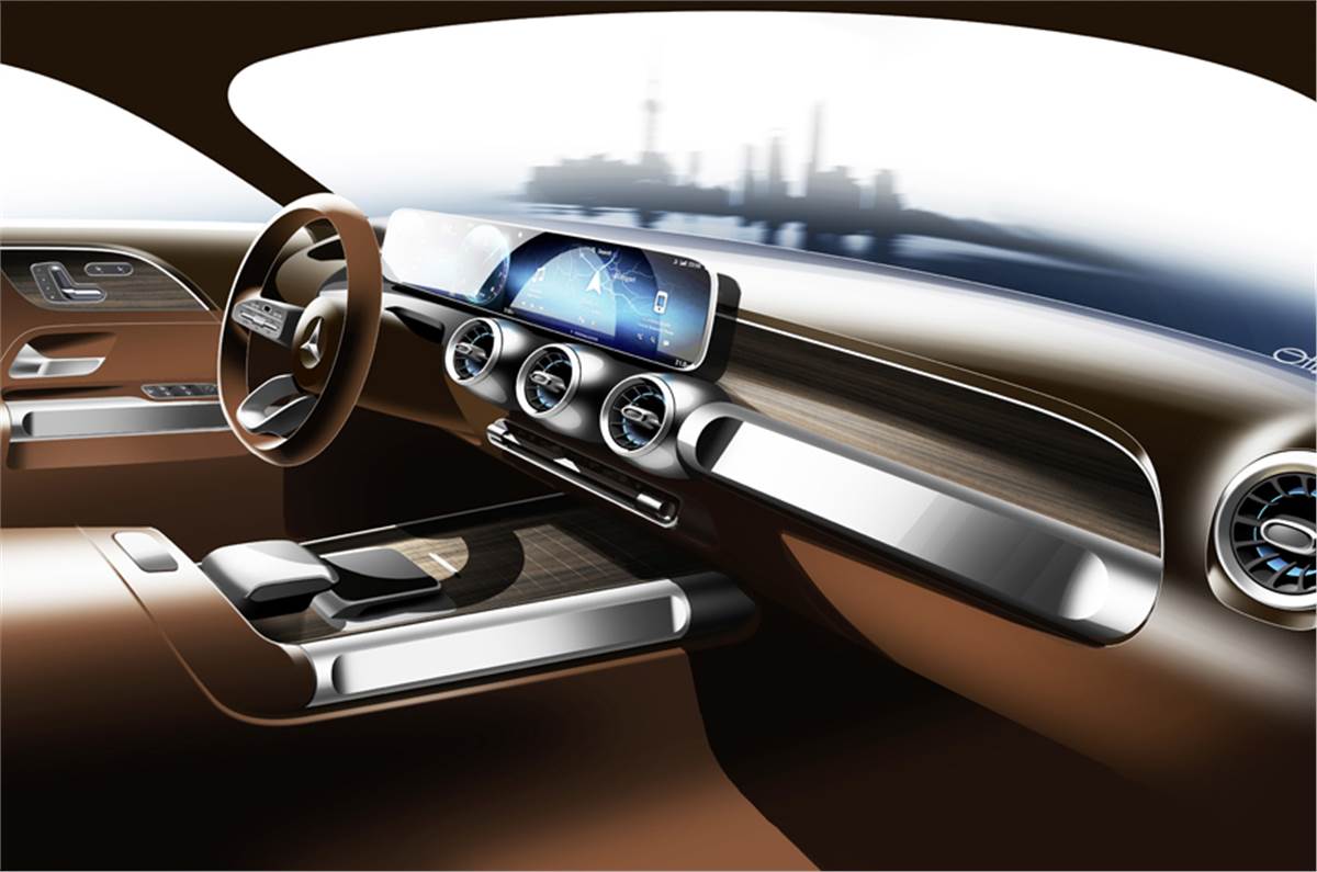 Mercedes Benz Glb Suv Which May Come To India Interior Teased Before International Debut In Concept Form Autocar India Mercedes Benz Glb Suv Which May Come To India Interior Teased Before International Debut In Concept Form Autocar India