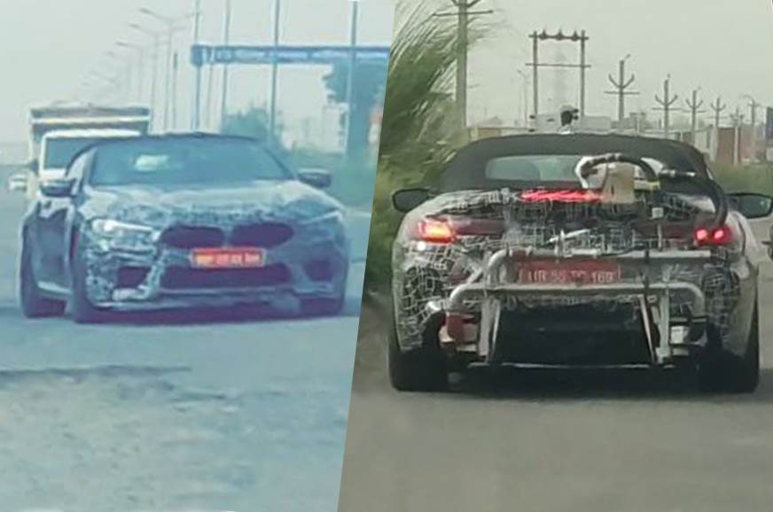 Upcoming Bmw M8 Convertible Spied In India For The First Time Autocar India Upcoming Bmw M8 Convertible Spied In India For The First Time Autocar India