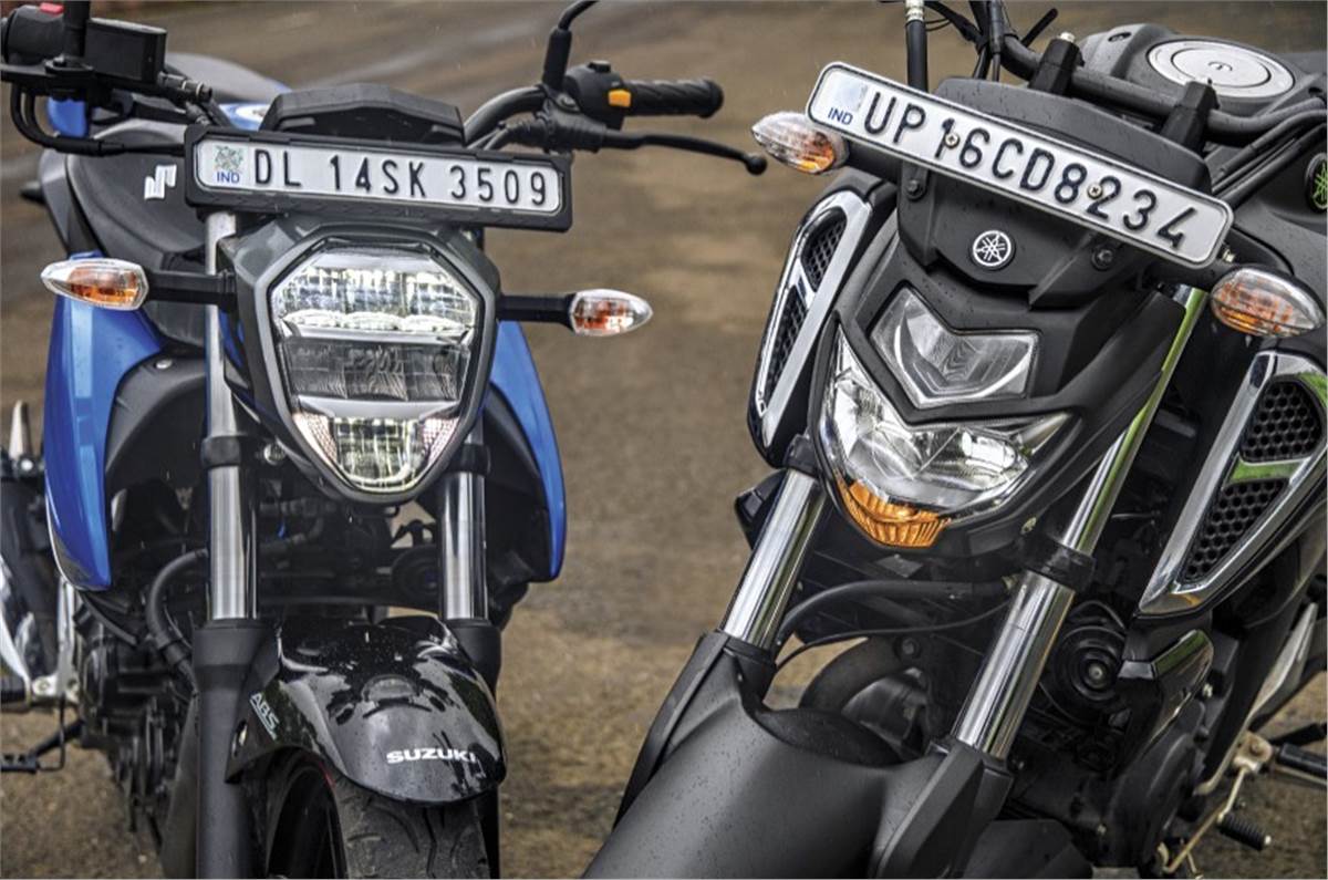 New Suzuki Gixxer Vs 19 Yamaha Fz S V3 0 Comparison Of The Two 150cc Naked Bikes Autocar India New Suzuki Gixxer Vs 19 Yamaha Fz S V3 0 Comparison Of The Two 150cc Naked Bikes Autocar India