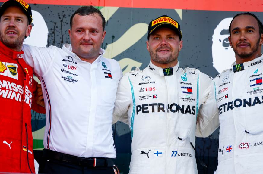 Bottas wins Japanese GP, Mercedes clinch record constructors