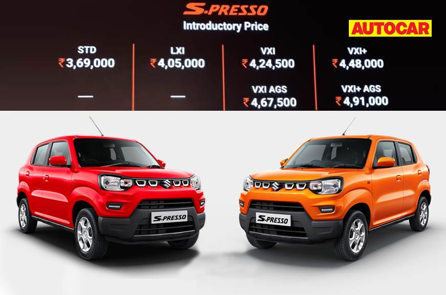 Maruti S Presso Vxi Or Vxi Manual Or Amt We Tell You Which Version To Buy Autocar India