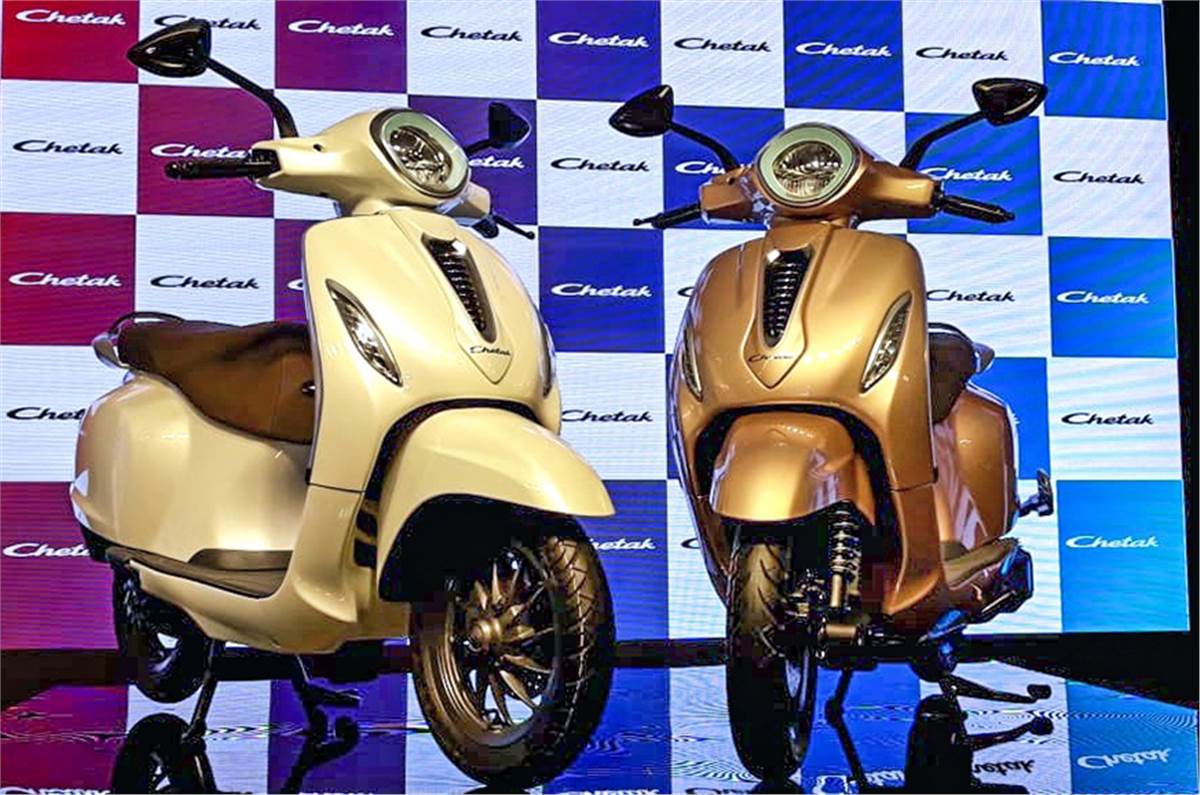 Bajaj unveils its first e-scooter, the new Chetak - Autocar India