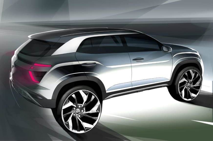 Hyundai Creta 2020 Teased In Official Sketches Ahead Of Auto Expo