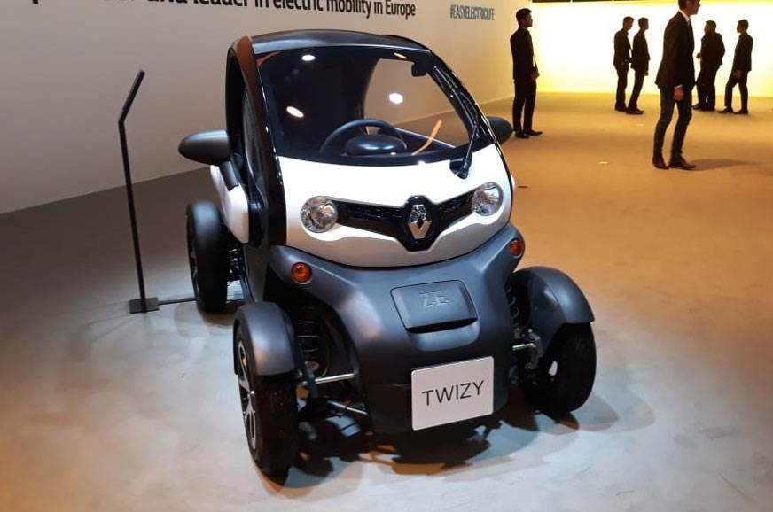 Auto Expo All Electric Renault Twizy Cargo Displayed Autocar India