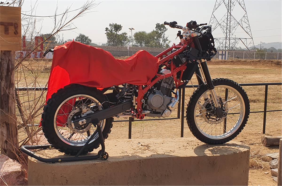 300cc Hero Adventure Motorcycle Prototype Revealed Autocar India