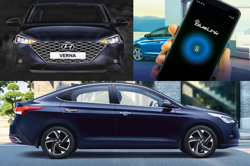Hyundai Verna 2020 Blue Link Features Revealed Autocar India