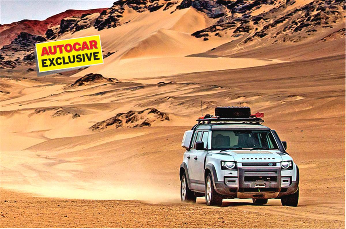 Land Rover Defender Review Namibian Adventure Reveals All About The Reborn Legend Autocar India