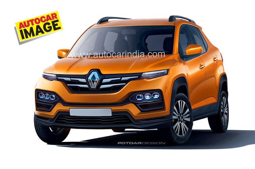 Renault Kiger Suv Rendered In Production Spec Launch Soon Autocar India