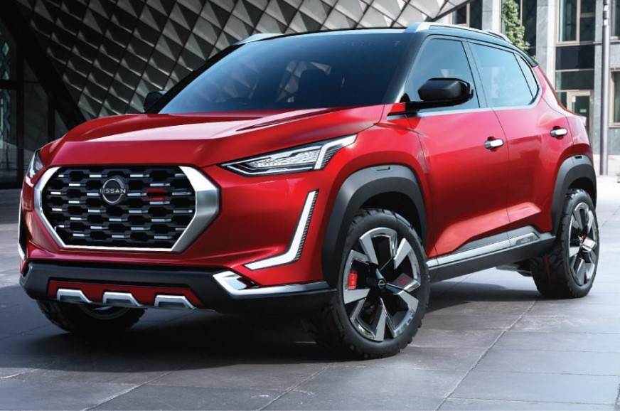 India-bound Nissan Magnite compact SUV revealed in concept form ...