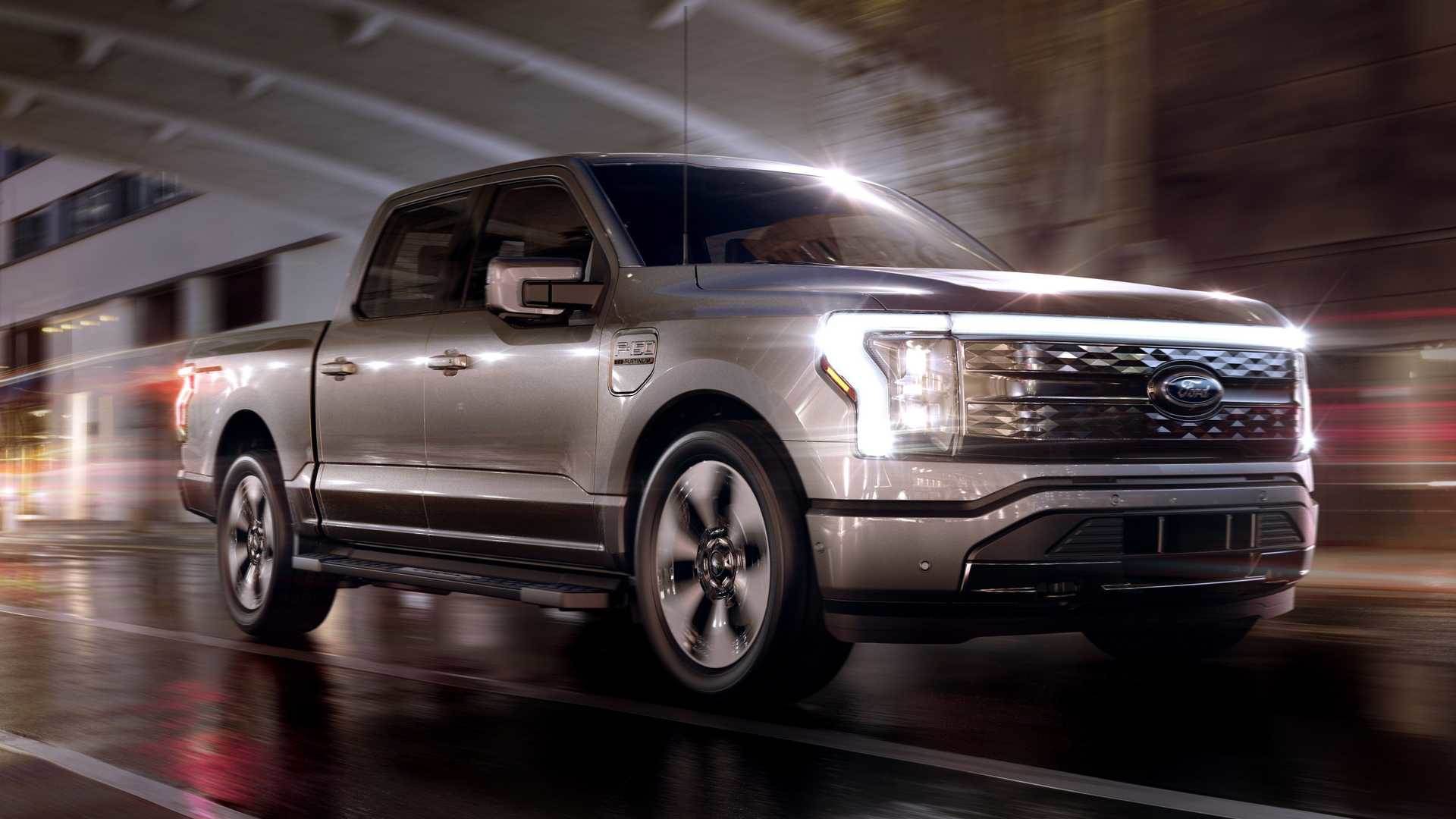 Ford's electric F-150 Lightning pickup truck is here