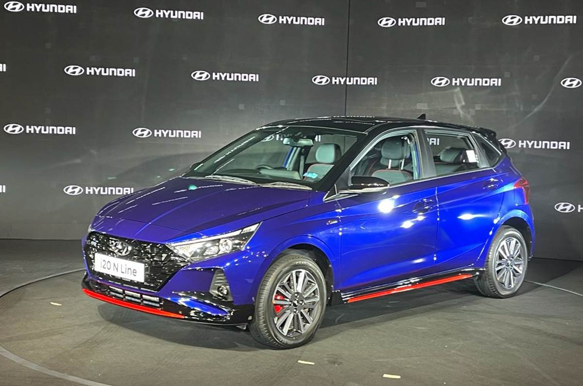 Hyundai i20 N-Line Thunder Blue Colour - Thunder Blue i20 N-Line Price