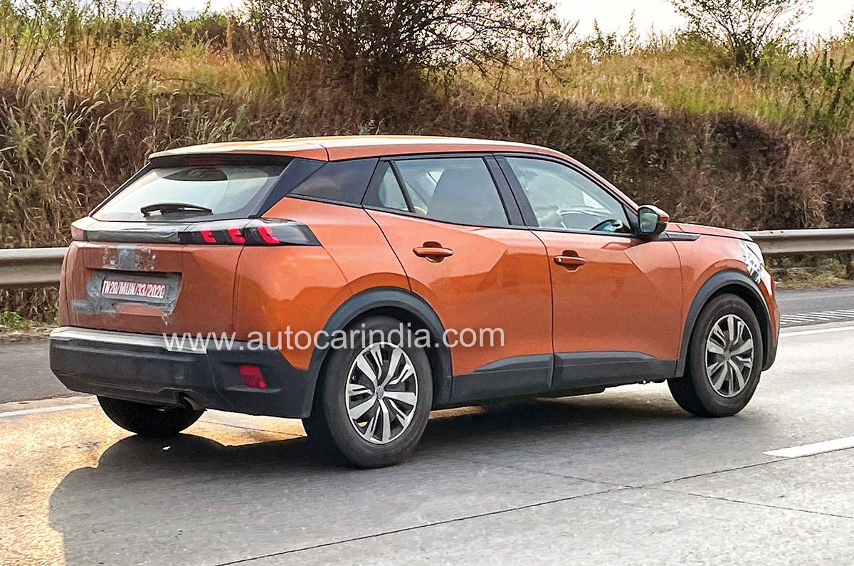 Peugeot 2008 SUV continues testing in India