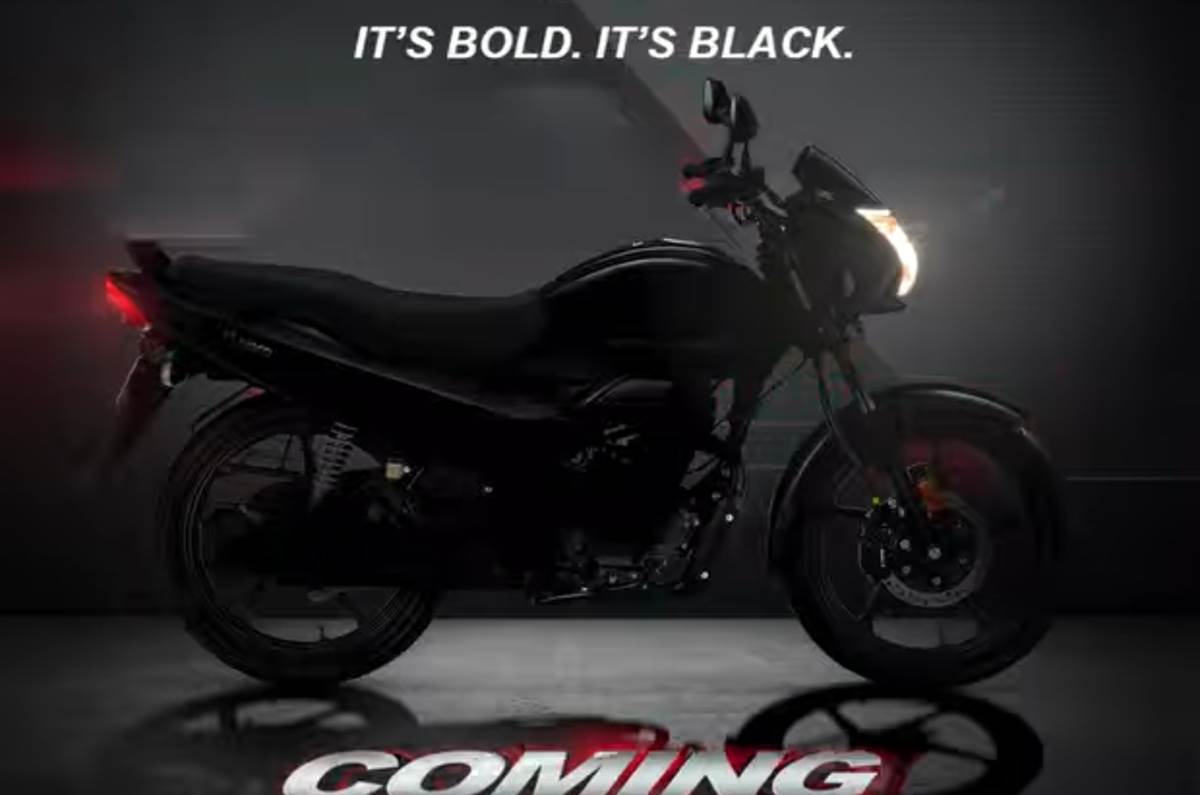 hero bike new model black