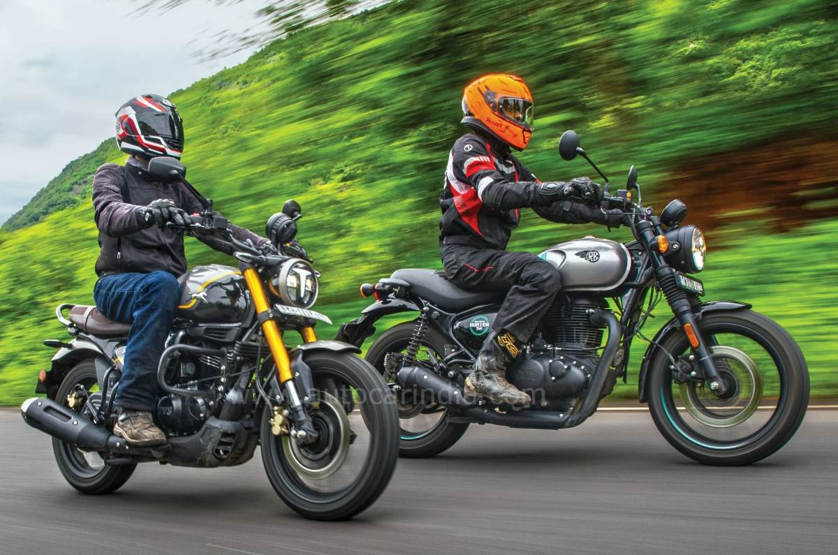 Royal Enfield Hunter 350 vs TVS Ronin comparison - Introduction | Autocar India