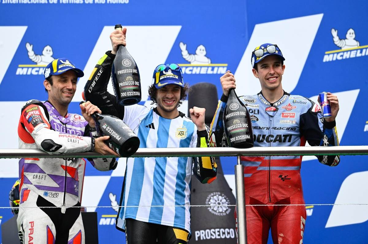 MotoGP 2023: Bezzecchi vence a primeira na categoria em corrida chuvosa na  Argentina - Arkade