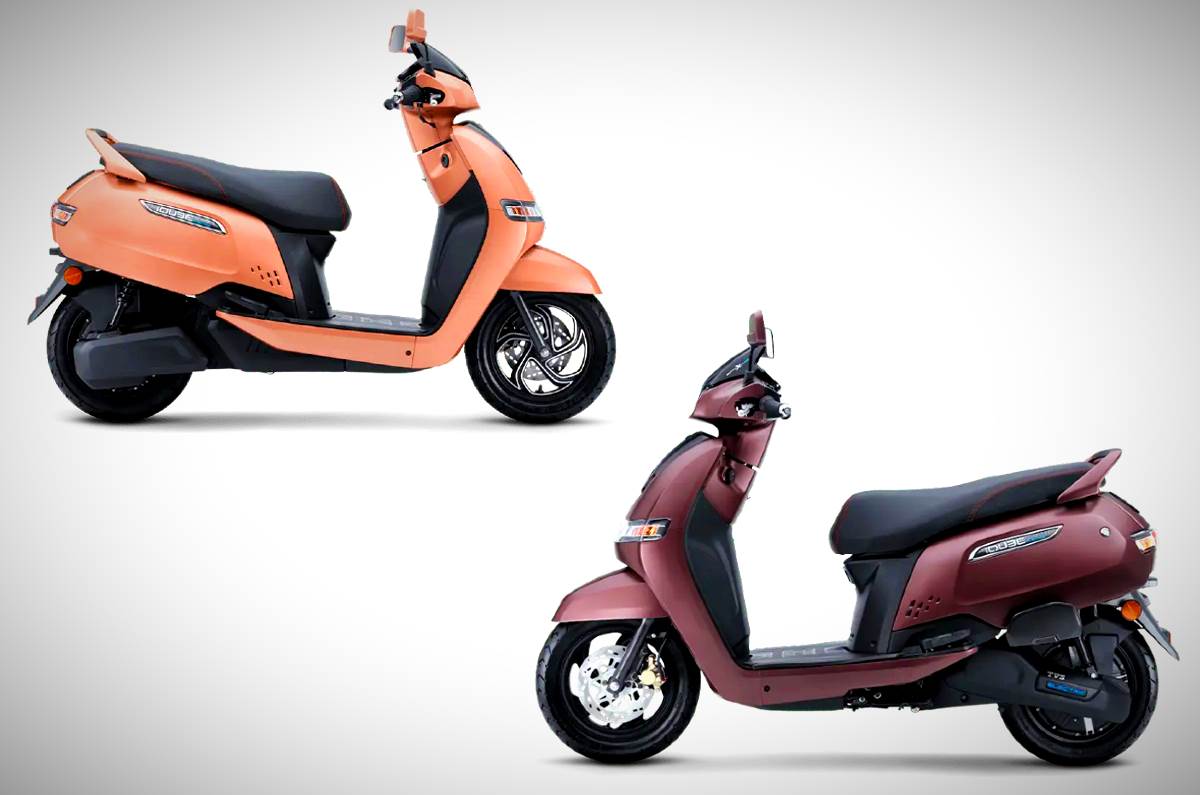 tvs ev scooter price