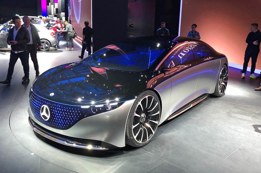 New Mercedes-benz Vision Eqs Concept Image Gallery 