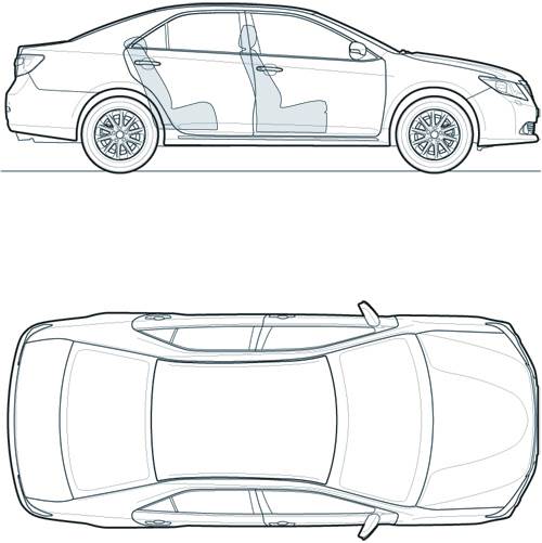 Toyota camry blueprint