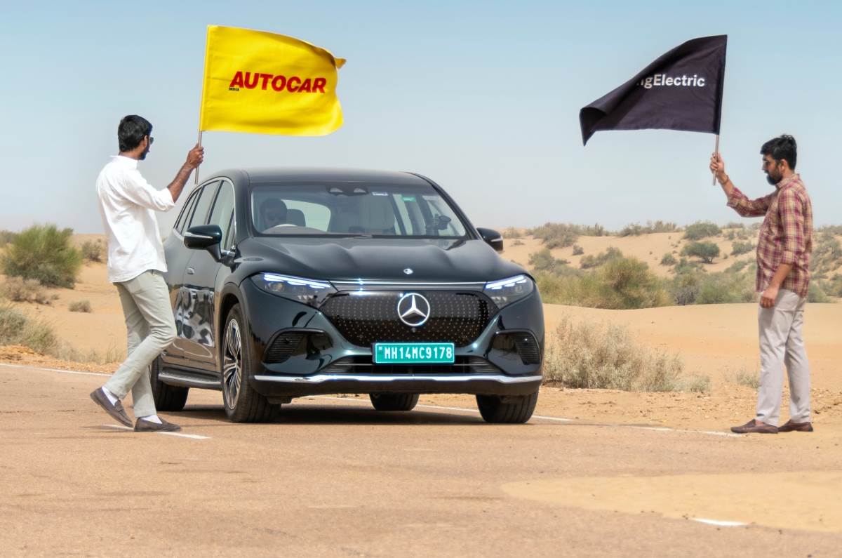 Guinness World Records Greatest Temperature Change Achieved by an Electric Production Car flag off in Rajasthan Guinness World Records Greatest Temperature Change Achieved by an Electric Production Car flag off in Rajasthan