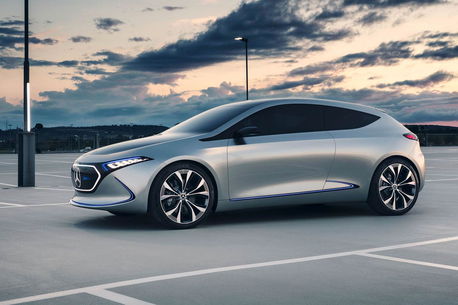 Mercedes Benz To Make Electric EQA Hatchback At Upgraded Smart Factory