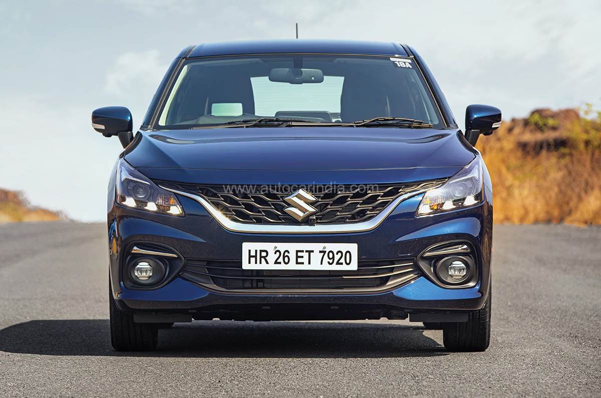 Maruti Baleno front head on Maruti Baleno front head on