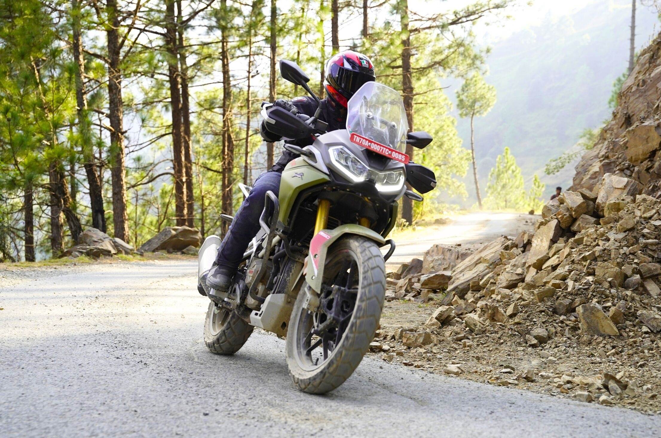 TVS Apache RTX 300 right side corner shot off road TVS Apache RTX 300 right side corner shot off road