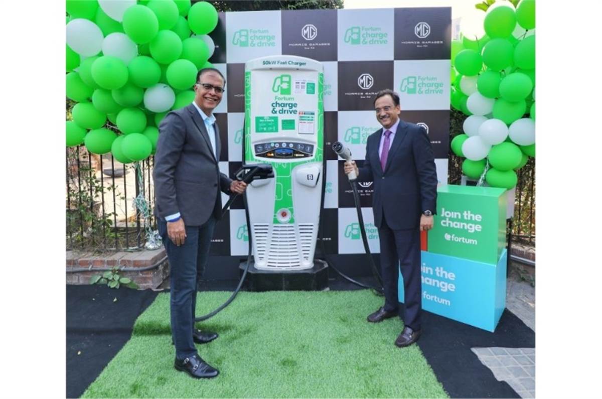 MG Motor India adds EV charging stations and launches mobile showroom