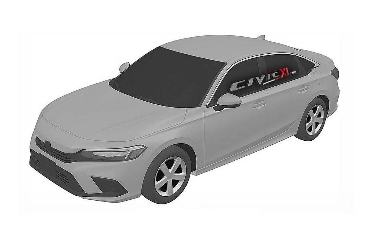 Next-gen Honda Civic sedan and hatchback patent images revealed