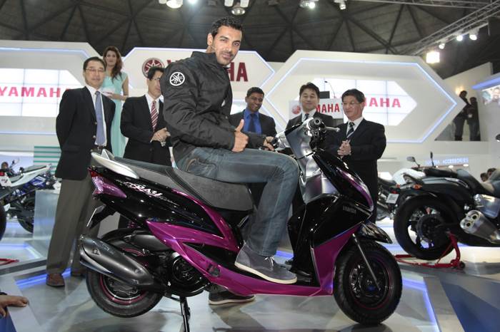 Yamaha showcases Indian scooter  