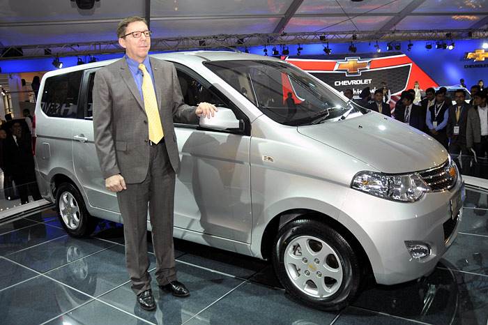 Chevrolet unveils Sail hatchback and MPV