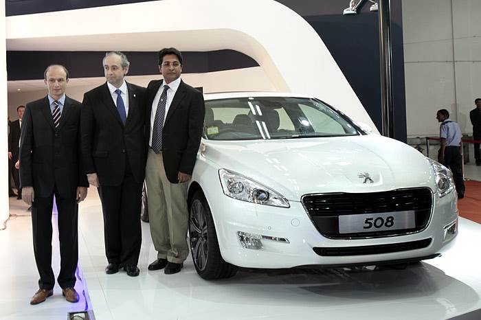 Peugeot displays its wares at the Expo