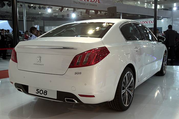 Peugeot displays its wares at the Expo