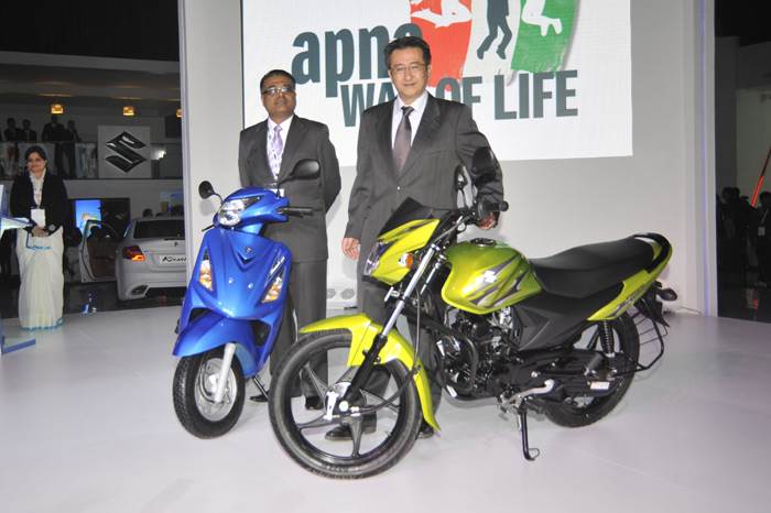 Suzuki Motorcycle launches Hayate, Swish