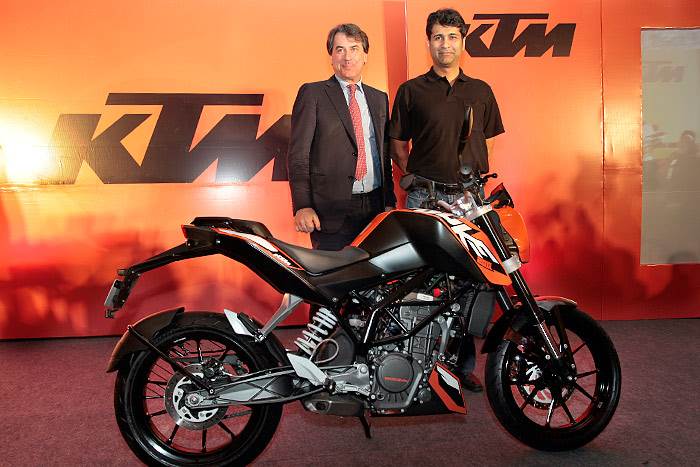 KTM 200 Duke launched at Rs 1.17L