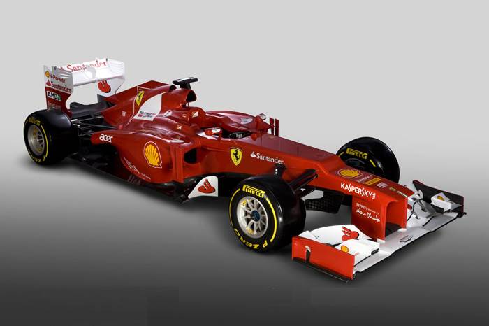 Ferrari launches its 2012 F1 car