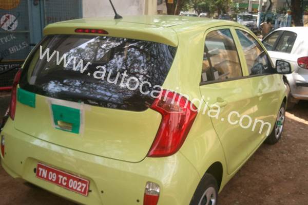 Kia Picanto spotted on Indian roads  