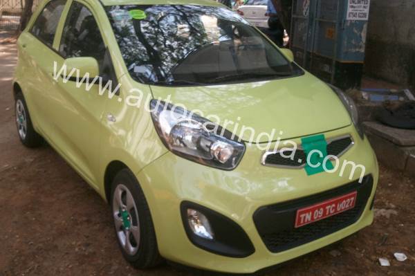 Kia Picanto spotted on Indian roads  