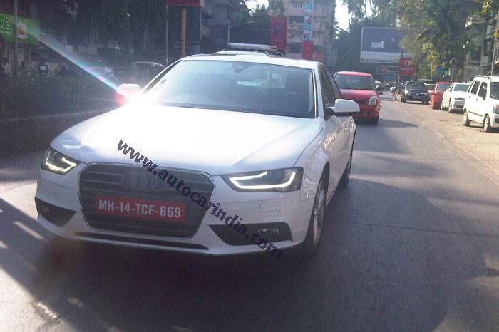 New Audi A4 spied in Mumbai