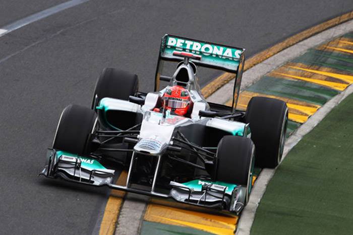 Button and Schumacher on top in Australia
