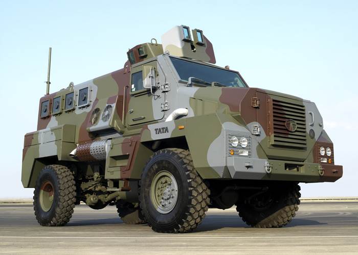 Tata Motors shows new combat vehicle range