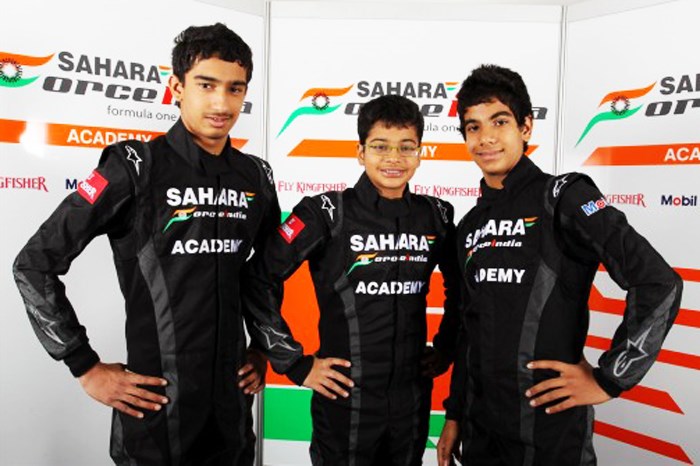 Force India academy drivers make European debut