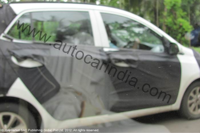 Next-gen Hyundai i10 spied in India