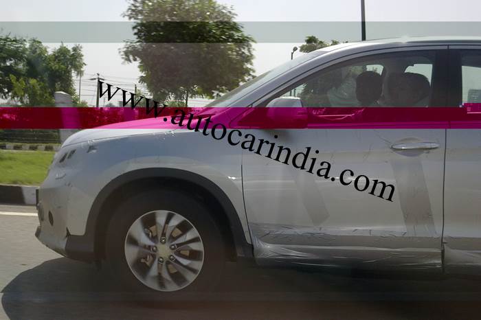 Next-gen Honda CR-V spied in India