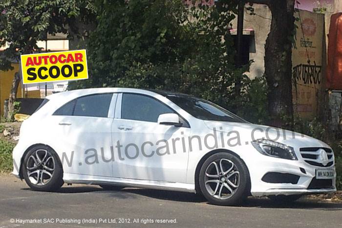 SCOOP! Mercedes A-class spied in India