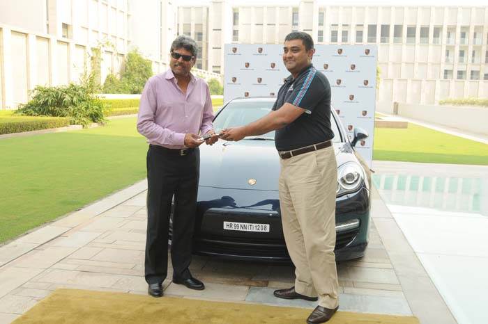 Kapil Dev goes Porsche  
