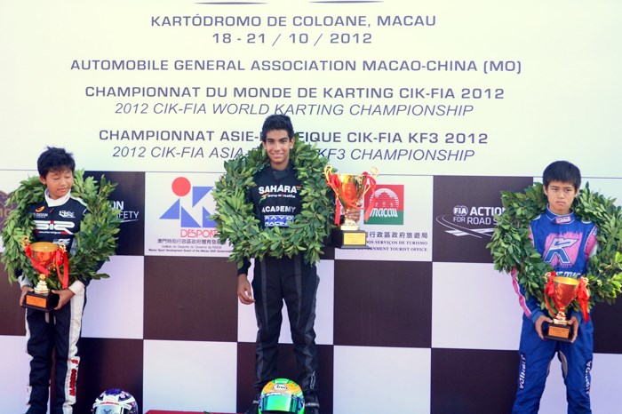 Jehan wins Asia-Pacific KF3 championship