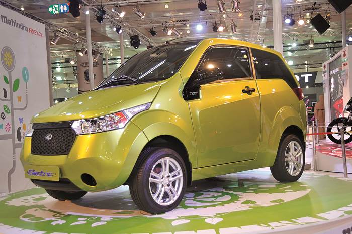 Mahindra electric car to be called E2O; coming this year.   